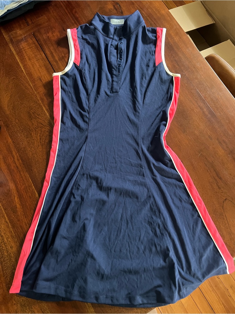 Women’s Callaway Golf Dress | Navy and Pink | Medium
